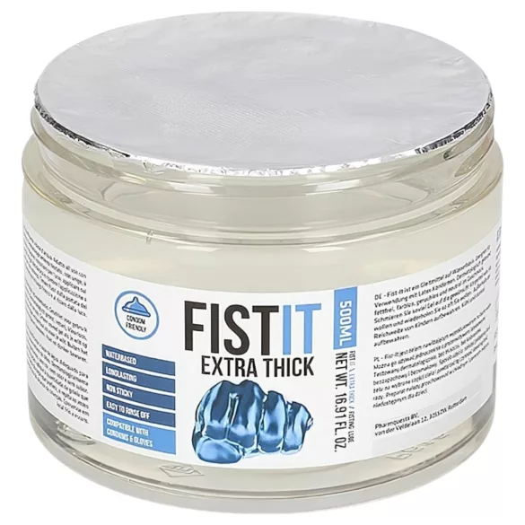 Fist It - ekstra tyk vandbaseret fisting glidecreme - 500 ml