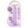 RealRock - realistisk dildo - gennemsigtig lilla - 17cm