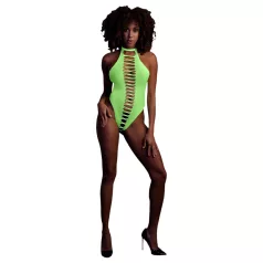 Ouch! - åben body - selvlysende - neon grøn