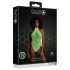Ouch! - Selvlysende stroppet body (neon grøn) - XL-4XL