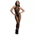 Le Désir - blonde net catsuit - sort - S-XL