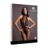 Le Désir - blonde net catsuit - sort - S-XL
