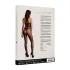 Le Désir - blonde net catsuit - sort - S-XL