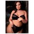 Le Désir Plus Size - 3-delt lingerisæt - sort (XL-4XL)