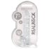 REALROCK - gennemsigtig realistisk dildo - gennemsigtig (17 cm)