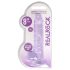 REALROCK - gennemsigtig livagtig dildo - lilla (19 cm)
