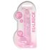 REALROCK - gennemsigtig livagtig dildo - pink (19 cm)