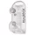 RealRock - realistisk dildo - gennemsigtig - 19cm