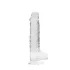 RealRock - realistisk dildo - gennemsigtig - 19cm