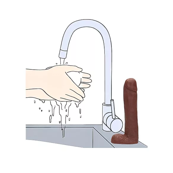 S-Line - Dicky - sæbe formet som en penis - med chokolade duft (210 g)
