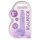 REALROCK - gennemsigtig realistisk dildo - lilla (15 cm)