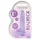 RealRock - realistisk dildo - gennemsigtig lilla - 15cm