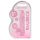 REALROCK - gennemsigtig realistisk dildo - pink (15 cm)