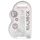 REALROCK - gennemsigtig realistisk dildo - gennemsigtig (15 cm)