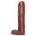 Dicky Cum - sæbe med penis og testikler - brun (250g)