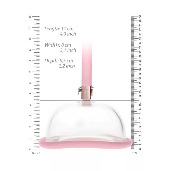 Pumped - håndholdt vagina pumpe - pink