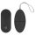 Easytoys - 7-rytmiske trådløse vibratoræg (sort)