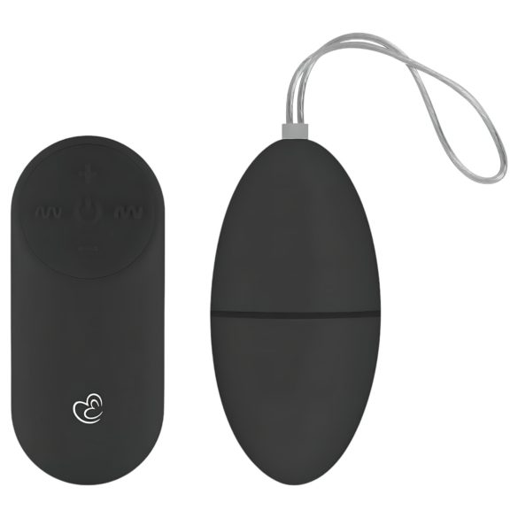 Easytoys - 7-rytmiske trådløse vibratoræg (sort)