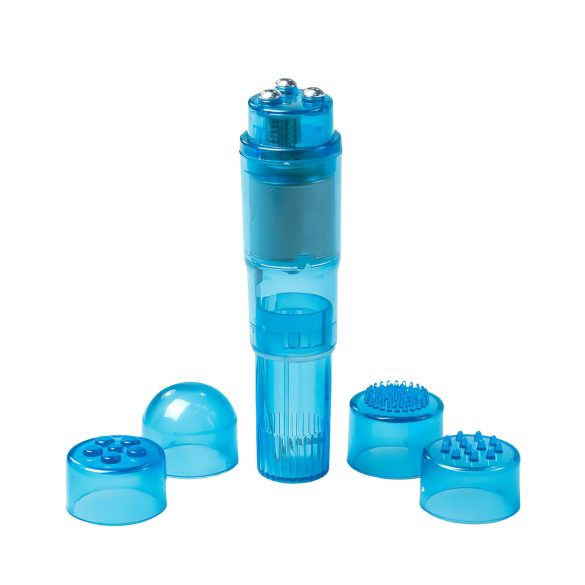 Easytoys Pocket Rocket - vibratorsæt - blå (5 dele)