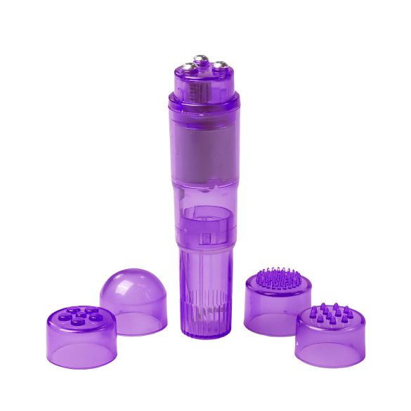 Easytoys Pocket Rocket - vibrator sæt - lilla (5 dele)