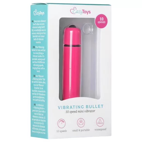 Easytoys - bullet vibrator - vandtæt mini vibrator - pink