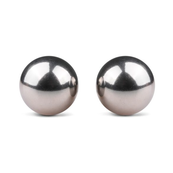 Easytoys Ben Wa - stål geisha-kugle - sølv (19mm)