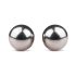 Easytoys Ben Wa - stål geisha-kugle - sølv (19mm)