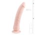 Easytoys - sugekop silikonedildo (21cm) - natur