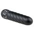 Easytoys Diamond Twirled - sort skruet stav vibrator