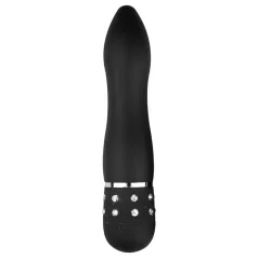 Easytoys - mini vibrator - buet diamant-design - sort