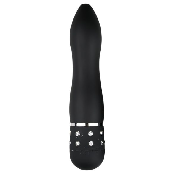 Easytoys Diamond Curved - mini stangvibrator (sort)