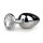 Easytoys - Metal Anal Plug (sølv-hvid)