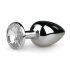 Easytoys - Metal Anal Plug (sølv-hvid)