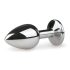 Easytoys - Metal Anal Plug (sølv-hvid)