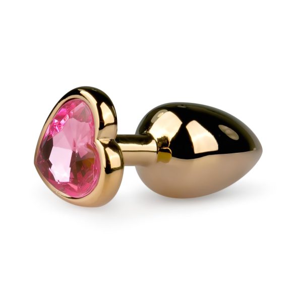 Easytoys Metal No.3 - anal plug - guld-rosa (2,5 cm)