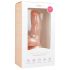 Easytoys - sugekop dildo med kugler (15cm) - naturfarvet