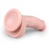 Easytoys - sugekop dildo med kugler (15cm) - naturfarvet