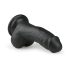 Easytoys - sugekop dildo med testikler (15cm) - sort