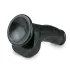 Easytoys - dildo med sugekop og testikler - sort 15cm