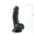 Easytoys - sugekop dildo med testikler (15cm) - sort
