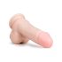 Easytoys - Naturtro Dildo med Sugekop og Testikler (17,5 cm)