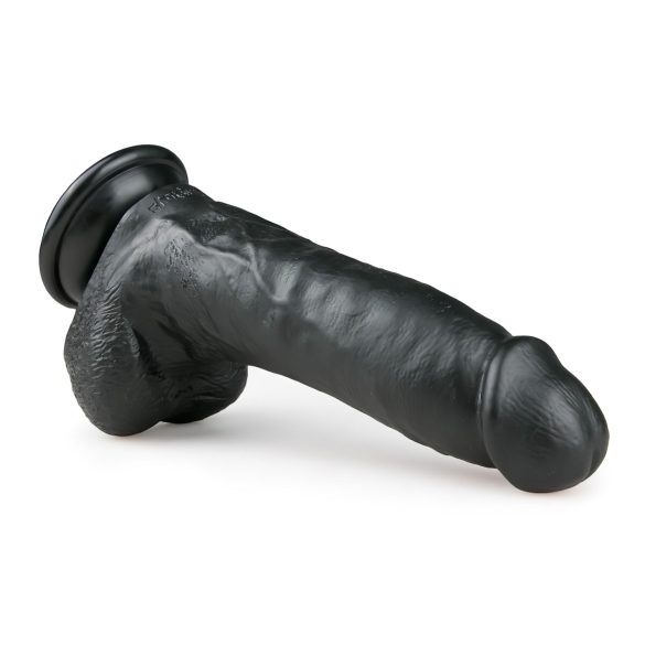 Easytoys - sugekop, med testikler dildo (20cm) - sort