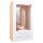 Easytoys - sugekop dildo med kugler (22,5 cm) - naturlig