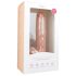 Easytoys - stor dildo med sugekop og testikler (26,5 cm) - naturlig