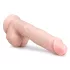 Easytoys - dildo med testikler og sugekop - stor - natur 26,5cm
