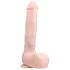 Easytoys - dildo med sugekop og testikler - stor - natur - 29,5cm