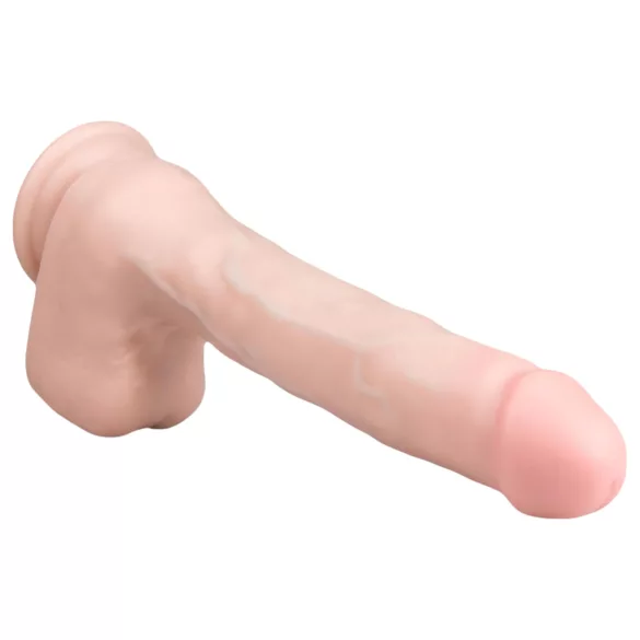 Easytoys - dildo med sugekop og testikler - stor - natur - 29,5cm