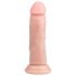 Easytoys - naturtro dildo med sugekop (15,5 cm) - natur