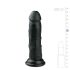 Easytoys - realistisk dildo med sugekop (15,5 cm) - sort