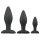 Easytoys Rocket - Sort Anal Plug Sæt (3 Dele)